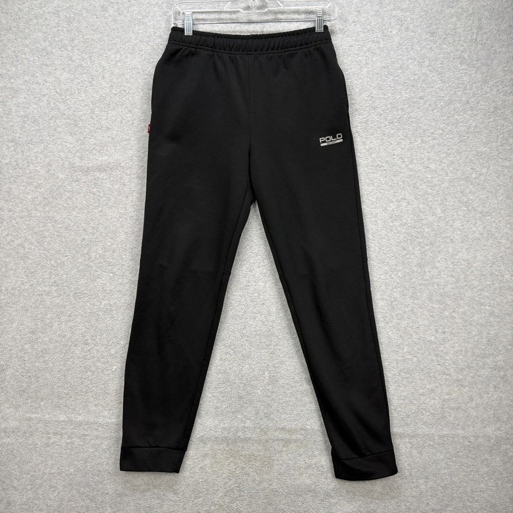 Polo‎ Sport Sweatpants Youth Boys Large Black Fleece Pants Joggers Sweats